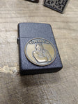 Vtg Minty Unfired 1997 ZIPPO Camel Joe Medallion Black Matte Cigarette Lighter