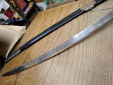 Vtg Hand Made Sword Scabbard Fancy Scroll Work Fraternal Dress Parade Display!