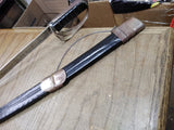 Vtg Hand Made Sword Scabbard Fancy Scroll Work Fraternal Dress Parade Display!