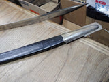 Vtg Hand Made Sword Scabbard Fancy Scroll Work Fraternal Dress Parade Display!