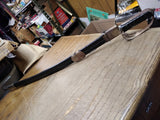 Vtg Hand Made Sword Scabbard Fancy Scroll Work Fraternal Dress Parade Display!
