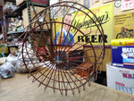 Vtg Egg Fruit Vegetable Metal Wire Basket Original Farmhouse Primitive Decor
