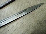 Vtg WWII WW2 Original German Mundlos 7727 C Bayonet WaA243 with Scabbard 15 Inch