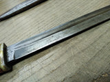 Vtg WWII WW2 Original German Mundlos 7727 C Bayonet WaA243 with Scabbard 15 Inch