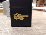 Vtg NOS Sealed 2010 Zippo Centerfire Black Matte Cigarette Lighter Made In USA