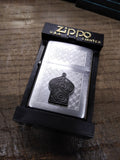Vtg 2001 Unfired Zippo Casbah Cigarette Lighter Raised Mosque Emblem w/Box Minty
