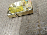 Vtg NOS 2011 Sealed Zippo Polished Brass Cigarette Lighter Display Box Near Mint