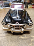 Vtg Auto DeLuxe 1950 Cadillac Pressed Steel Car Working Friction Drive 11" Nice!