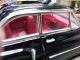 Vtg Auto DeLuxe 1950 Cadillac Pressed Steel Car Working Friction Drive 11" Nice!