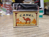 Vtg Crown Design Camel Logo Cigarette Lighter Made In Japan Good Shape!