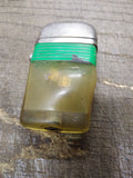 Vtg Scripto Vu Lighter Pair Of Dice Green Band Exploded Body Oddity Made In USA