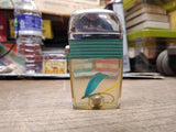 Vtg Scripto Vu Lighter Fly Fishing Lure Green Band Made In USA Good Shape!