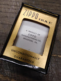 Vtg Zippo Fullwell Advertising Pocket Rule w/Original Box Made USA Great Shape!
