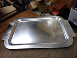 Vtg 1934-48 Art Deco Kensington Ware Nautical Theme Aluminum Tray 22.5" Nice #2