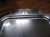 Vtg 1934-48 Art Deco Kensington Ware Nautical Theme Aluminum Tray 22.5" Nice #2