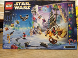 LEGO Star Wars Christmas 2023 Advent Calendar Set #75366 Partial Built w/Box!