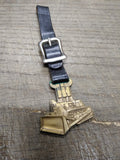 Vtg Brass HI Harvester Int. State Equip. Co Harrisburg Penna Bulldozer Watch FOB