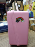 Vtg 1986 Thermos Pink Plastic Lunch Box Jim Henson's Muppet Babies Made In USA!