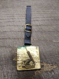 Vtg Brass Southern Bit & Drill Steel Corp Statesville NC Rock Drill Watch FOB