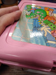 Vtg 1986 Thermos Pink Plastic Lunch Box Jim Henson's Muppet Babies Made In USA!