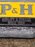 Vtg P&H Heavy Construction Equipment Shovels Cranes Milwaukee Pocket Watch FOB