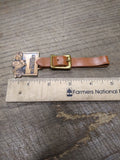 Vtg Brass Caterpillar Heavy Construction Equipment Grader Peoria Ill Watch FOB