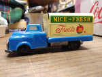 Vtg Friction Motor Delivery Truck Nice Fresh Fruits 4.25 Inch Made In Japan Nice