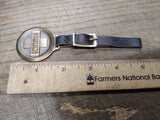 Vtg Bronze Cummins Diesel Engine Logo Round Pocket Watch FOB