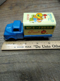 Vtg Friction Motor Delivery Truck Nice Fresh Fruits 4.25 Inch Made In Japan Nice