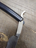 Vtg Smooth Cutter Warranted By G&C Sheffield Straight Razor Hollow Ground Jimps!