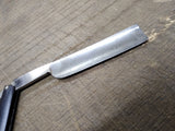 Vtg Smooth Cutter Warranted By G&C Sheffield Straight Razor Hollow Ground Jimps!