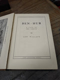 Vintage 1936 Ben Hur Wallace A Tale of Christ L Spencer Press Hard Back Books