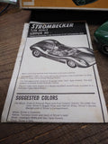 Vtg 1966 Strombecker Raceways Lotus 30 1/24 Scale Slot Car British Green W/Box!