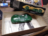 Vtg 1966 Strombecker Raceways Lotus 30 1/24 Scale Slot Car British Green W/Box!