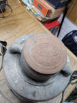 Vtg Dietz Vesta P.&L.E.R.R Railroad Cold Blast Kerosene Lantern Red Globe