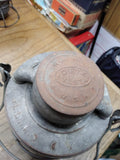 Vtg Dietz Vesta P.&L.E.R.R Railroad Cold Blast Kerosene Lantern Red Globe