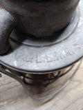 Vtg Dietz Vesta P.&L.E.R.R Railroad Cold Blast Kerosene Lantern Red Globe