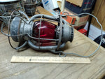Vtg Dietz Vesta P.&L.E.R.R Railroad Cold Blast Kerosene Lantern Red Globe