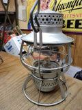 Vtg Unfired Dressel Arlington NJ ERIE Railroad Kerosene Lantern Great Shape!