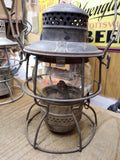 Vtg PRR Pennsylvania Rail Road Adlake Kero Kerosene Lantern 2-58 Nice Shape!