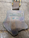 Vtg Brass Euclid Heavy Construction Equipment Dozers Graders Uke's Watch FOB