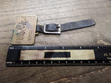 Vtg Brass Euclid Heavy Construction Equipment Dozers Uke's 2 Sided Watch FOB