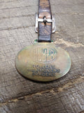 Vtg Brass Huber Heavy Equipment Rollers Maintainers Graders Watch FOB!