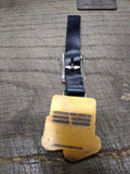 Vtg Brass Caterpillar Track Type Tractor Cleveland Bros Equipment Watch FOB!