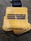 Vtg Brass Caterpillar Track Type Tractor Cleveland Bros Equipment Watch FOB!