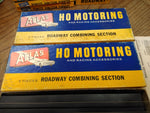 Vtg Atlas Tool HO Motoring Slot Car Roadway Combining Section12 Piece w/Boxes