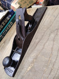 Vtg Antique Stanley Baily No 6 Corrugated Bottom Wood Plane 17.5 Inch Carpenters
