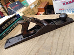 Vtg Antique Stanley Baily No 6 Corrugated Bottom Wood Plane 17.5 Inch Carpenters