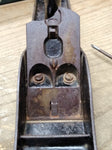Vtg Antique Stanley Baily No 6 Corrugated Bottom Wood Plane 17.5 Inch Carpenters