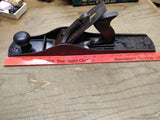 Vtg Antique Stanley Baily No 6 Corrugated Bottom Wood Plane 17.5 Inch Carpenters